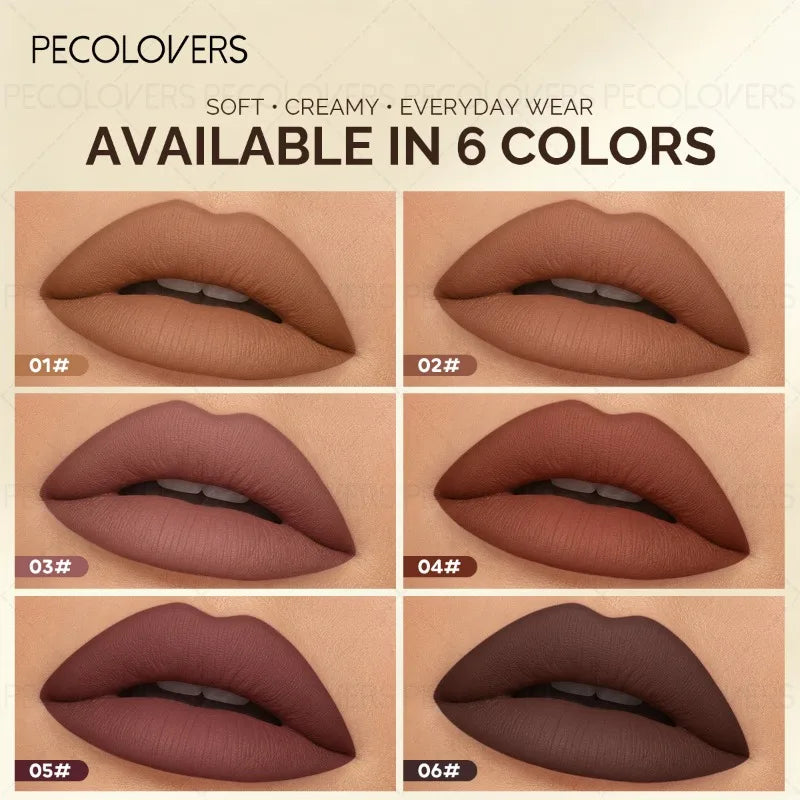 Brown Tube Slanted Lip Liner Outlines Contours Plump Charming Qme