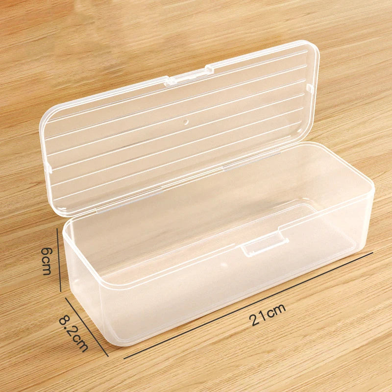 Cosmetic Storage Box Transparent Plastic Pen Holder Makeup Brush Qme L Transparent