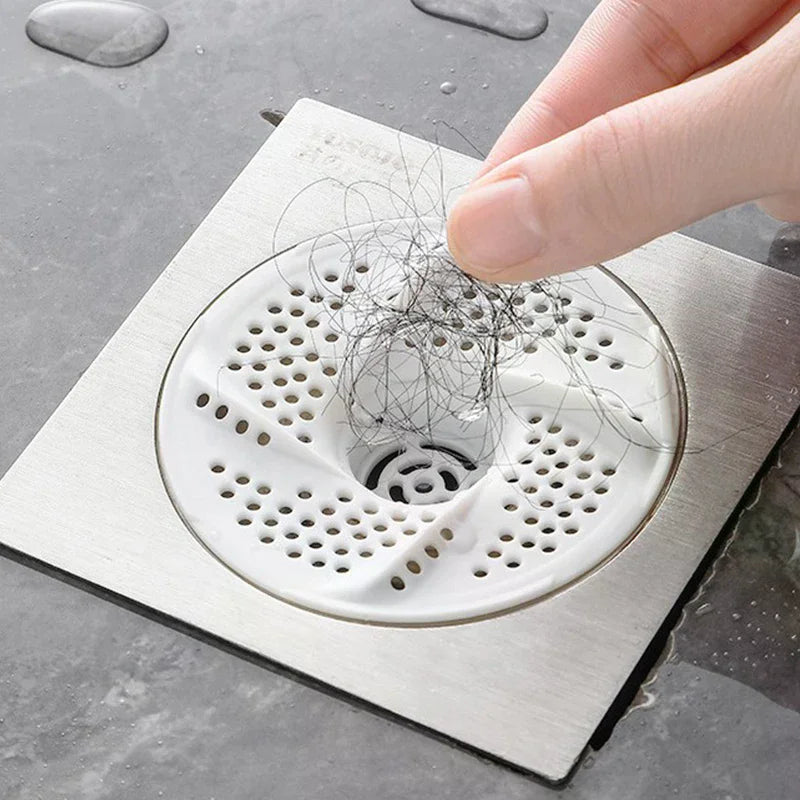 Bathtub Drain Hair Catcher, Tub Hair Catcher Drain Protector Strainer, Shower Hair Drain Catcher Strainer, 3PCS Qme