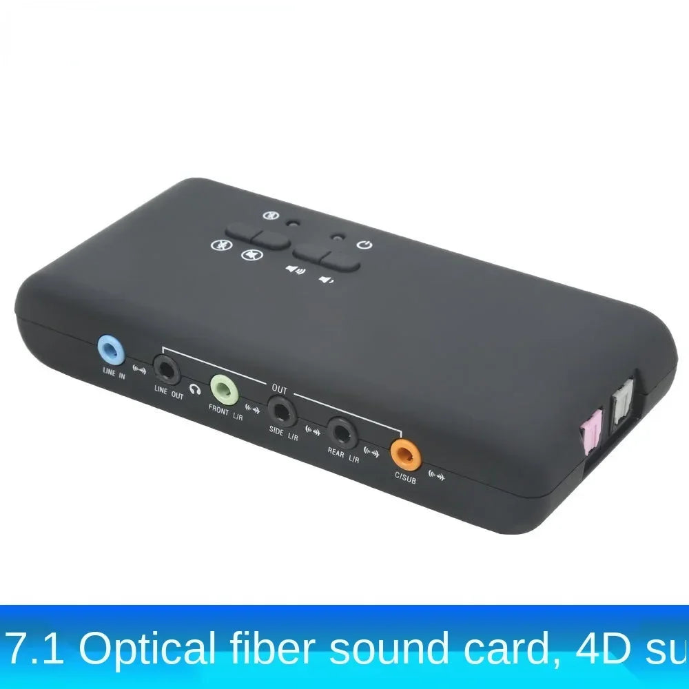 USB2.0 sound card add on cards Cmi-6206 Chipset USB 7.1 Sound Card with SPDIF & USB Extension Cable remote wake-up support Qme