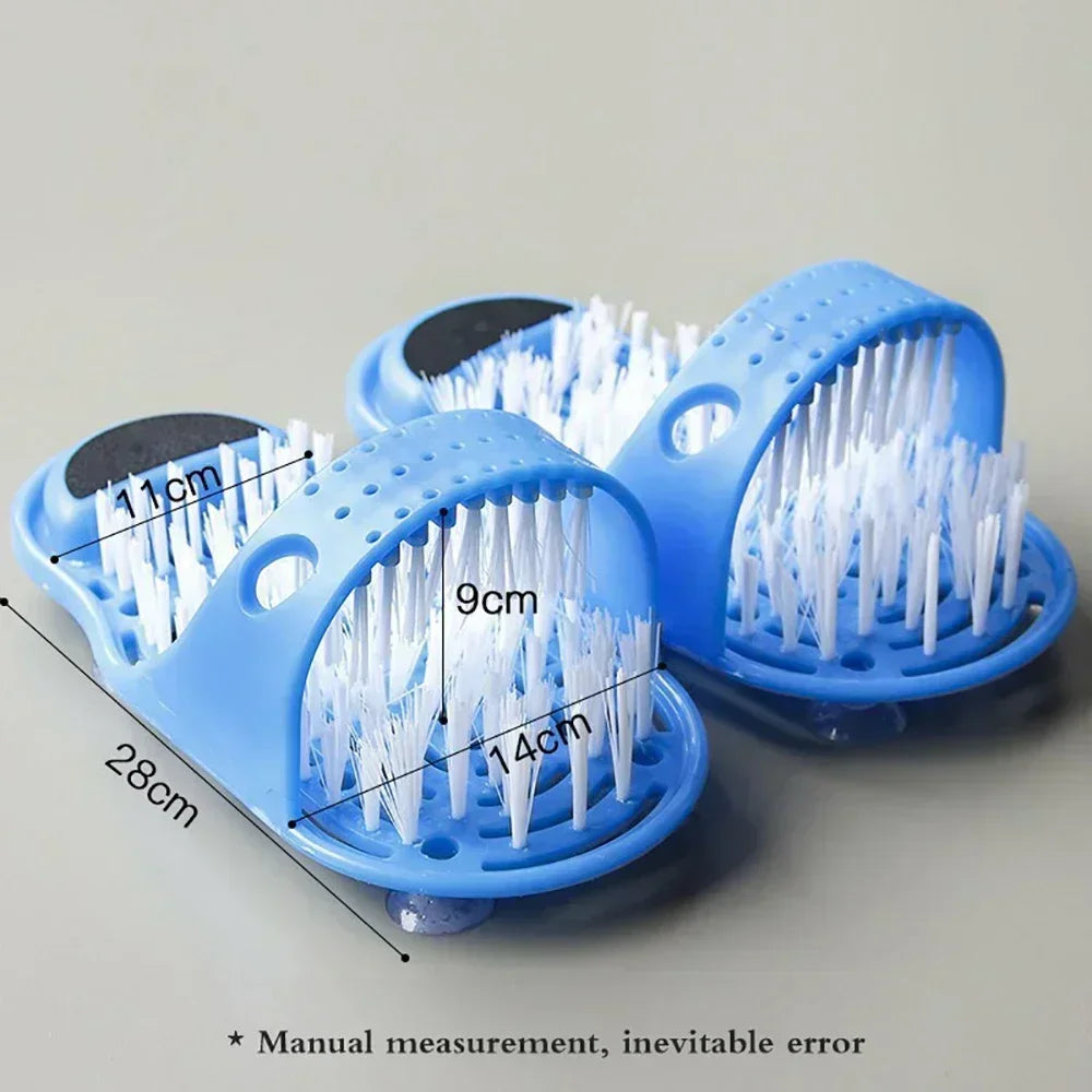 Shower Foot Scrubber Massager Bathroom Bath Brushes Remove Dead Skin Qme
