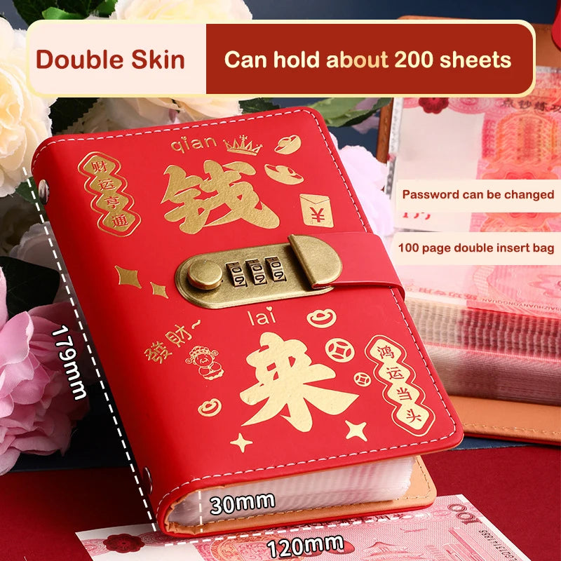 100 Envelopes Money Saving Reusable Children Challenge Notebook Qme A4