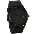 Relogio Masculino Men Watch Fashion Sport Watches New Men's Watch Men Calendar Leather Casual Quartz Clock relojes hombre Qme black