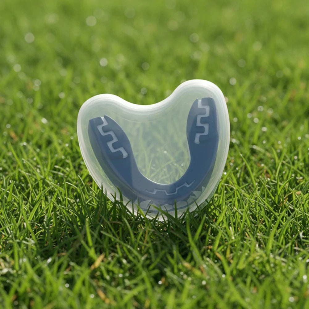 Sports Mouth Guard Gum Protector Shock Absorbing Sports Mouthpiece Boxing Tooth Guard for Boxing Football Karate Qme
