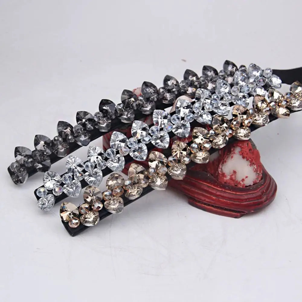 Rhinestone Shine All-match Adjustable Waistband Women Waist Belt Waist Corset Belts Crystal Elastic Belt Elastic Cummerbunds Qme