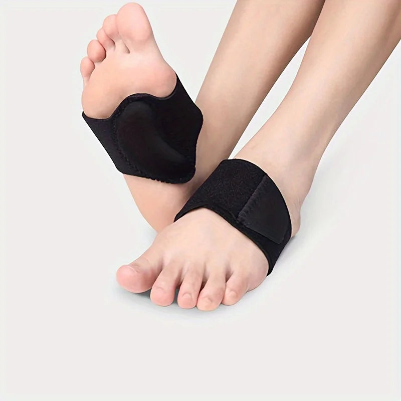 2pcs Unisex Compression Arch Support Brace For Men & Women, For Flat Feet High Arches Fallen Arches Qme