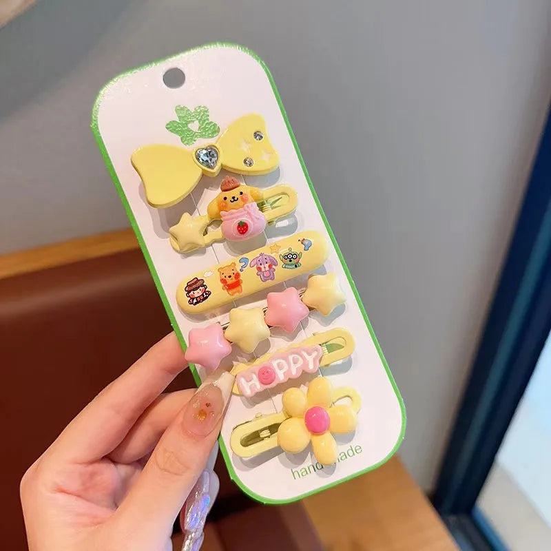 Colorful Stray-hair Duckbill Clip Kuroomi Student Cartoon Hair Girls