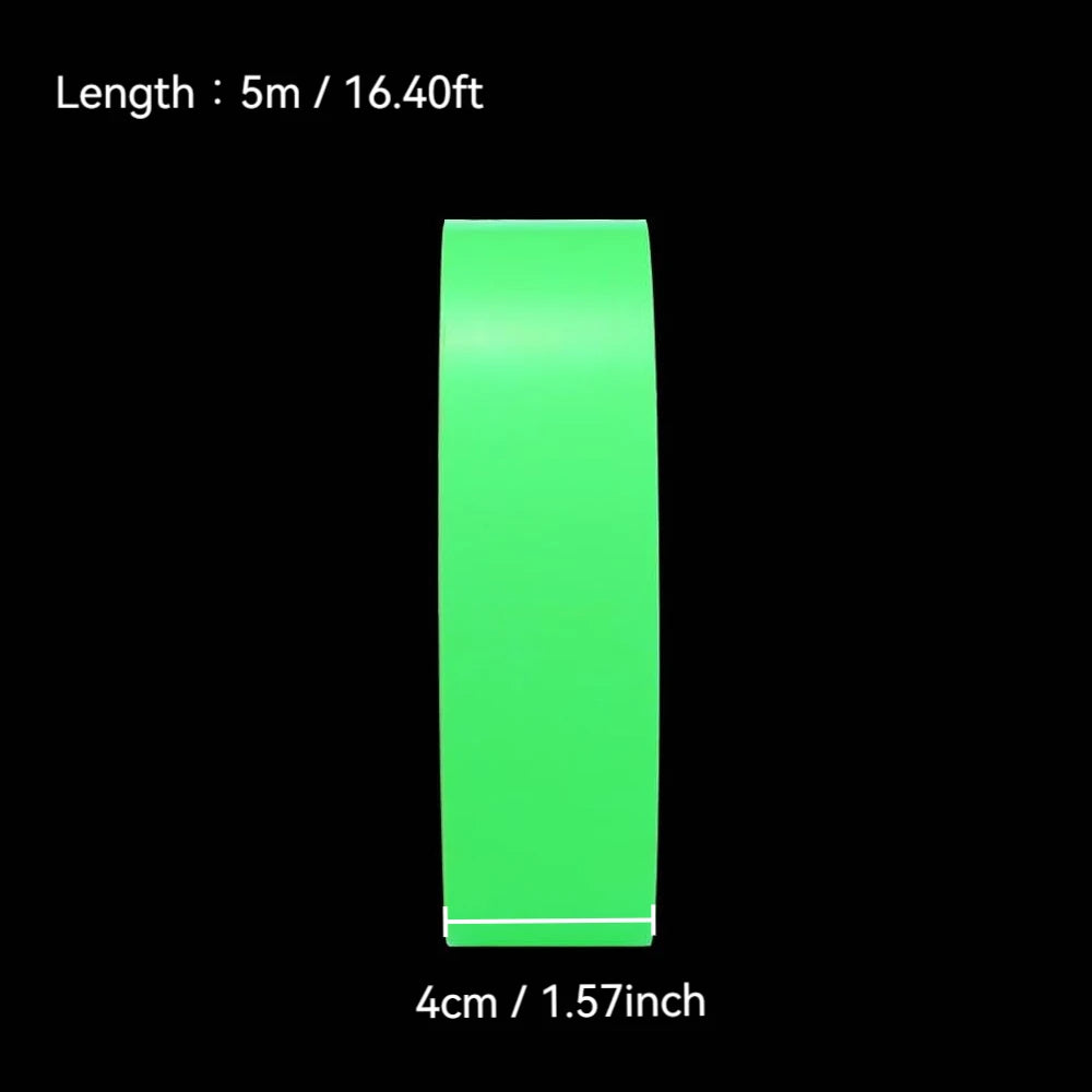 5m Luminous Tape Glow In Dark Anti Slip Tape 1-4cm Waterproof Photoluminescent Tape For Stair Treads Floor Marking Night Guide Qme 4cmx5m 2pcs