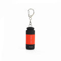 USB Charge LED Flashlight Multifunctional Strong Light Pocket Keychain Flashlight Waterproof Outdoor Hiking Camping Flashlight Qme Red