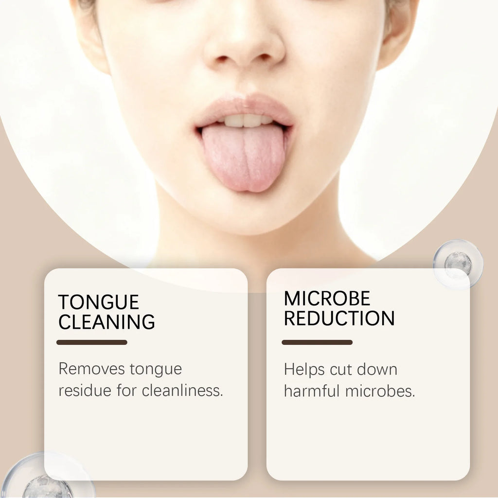 1/2/3pcs Stainless Steel Tongue Scraper Tongue Cleaning Brush Remove Mouth Odor Improve Bad Breath Keep Fresh Oral Hygiene Tools Qme