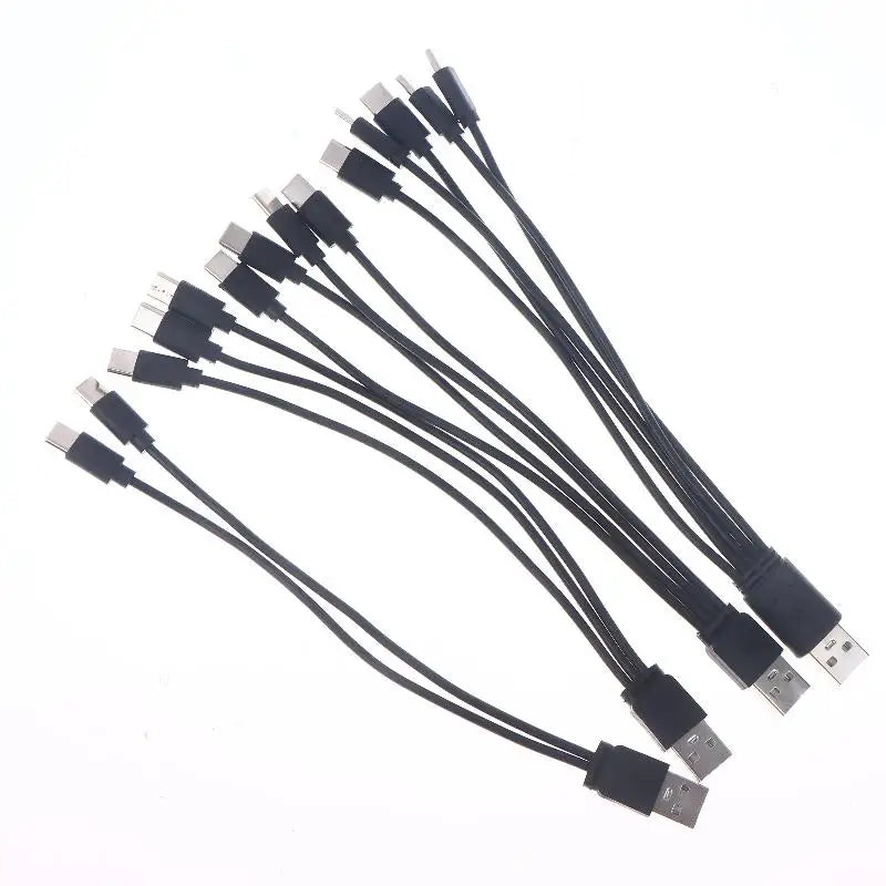 1 USB Type-c Splitter Adapter Cable 2 3 4 5 Port C Multiple Charging Qme