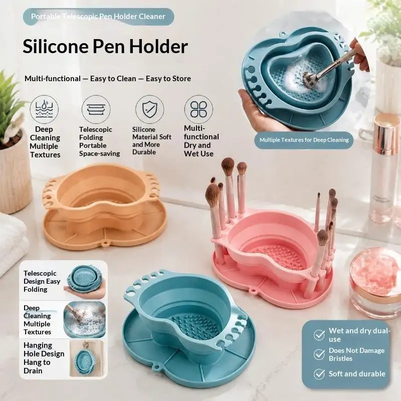 Collapsible Silicone Washing Bucket Outdoor-friendly Portable Paint Qme