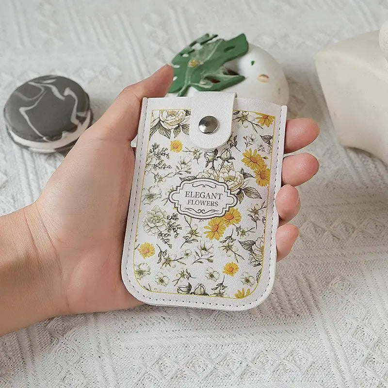 Portable Adorable Pull-out Card Holder Multiple Slots ID Bank Bus Qme 02