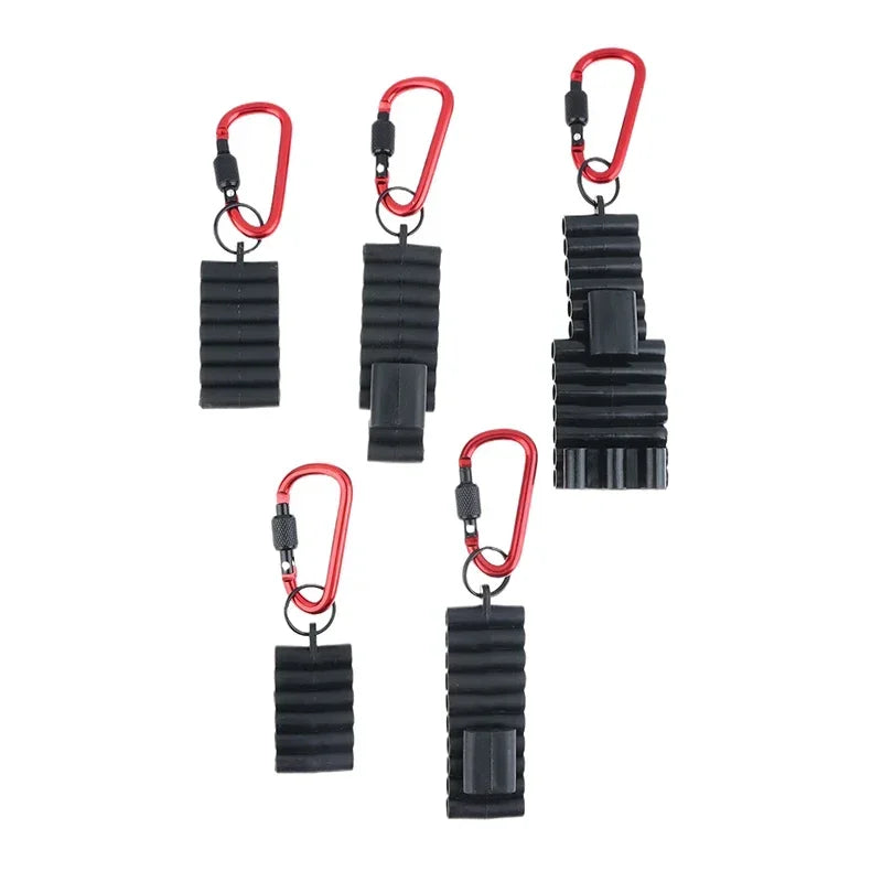 Portable Rubber Screwdriver Bit Holder With Carabiner Keychain Bits Holder Multi Cross Driver Bit Organizer Sleeve Holder Qme