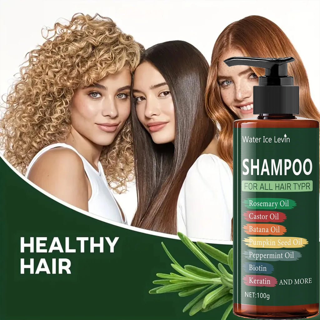 7in 1 Hair Shampoo - 250g 7 in 1 Shampoo - Cooling and Moisturizing for Damaged Hair, Split Ends, Anti-Breakage, Rich in Lavender, Rapeseed Oil, Peppermint Oil, Biotin, and Keratin Qme