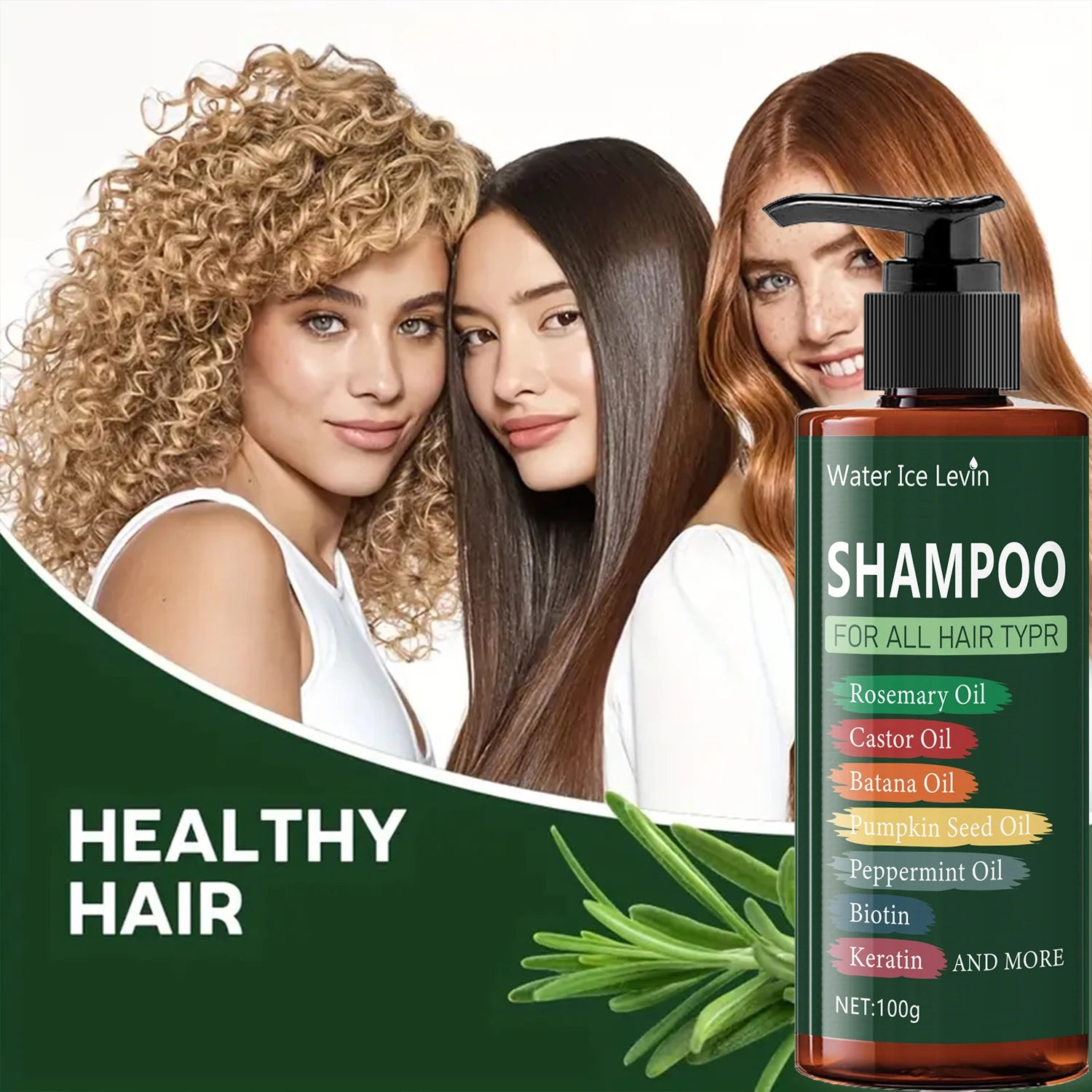 7in 1 Hair Shampoo - 250g 7 in 1 Shampoo - Cooling and Moisturizing for Damaged Hair, Split Ends, Anti-Breakage, Rich in Lavender, Rapeseed Oil, Peppermint Oil, Biotin, and Keratin Qme