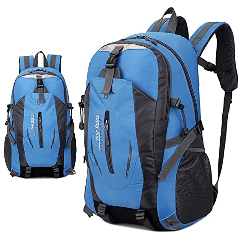 Waterproof Men Backpack Travel Sports Bag Outdoor Mountaineering Qme Blue