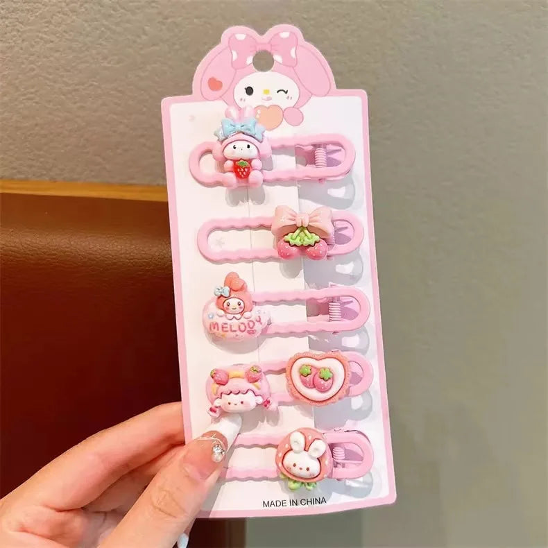 Colorful Stray-hair Duckbill Clip Kuroomi Student Cartoon Hair Girls Qme 15