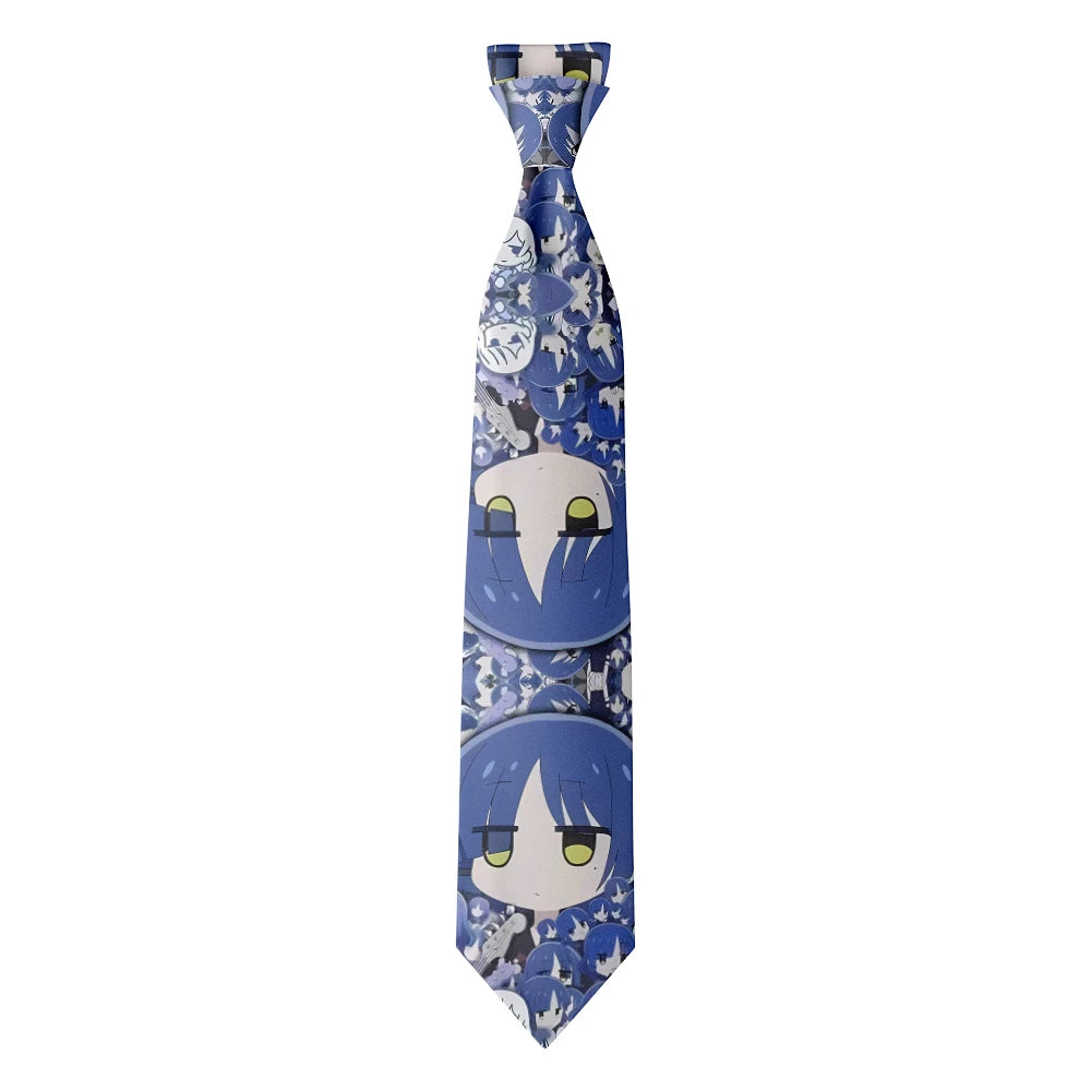 Two-dimensional Anime Girl Tie Casual Party Wedding Shirt Suit Qme