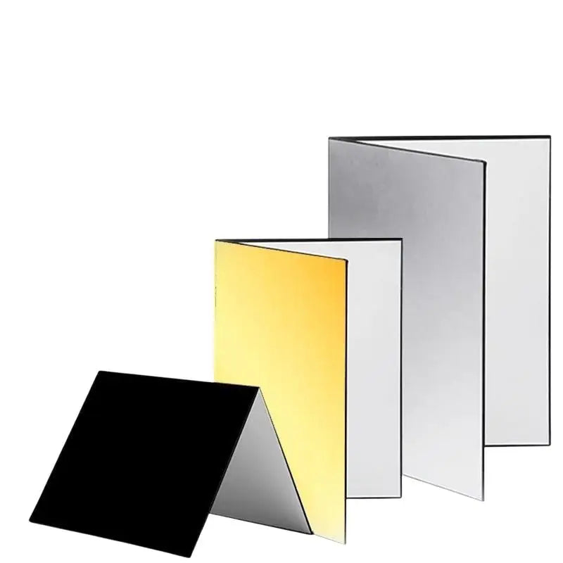 3-in-1 Photography Reflector Board Foldable Cardboard Paperboard Qme