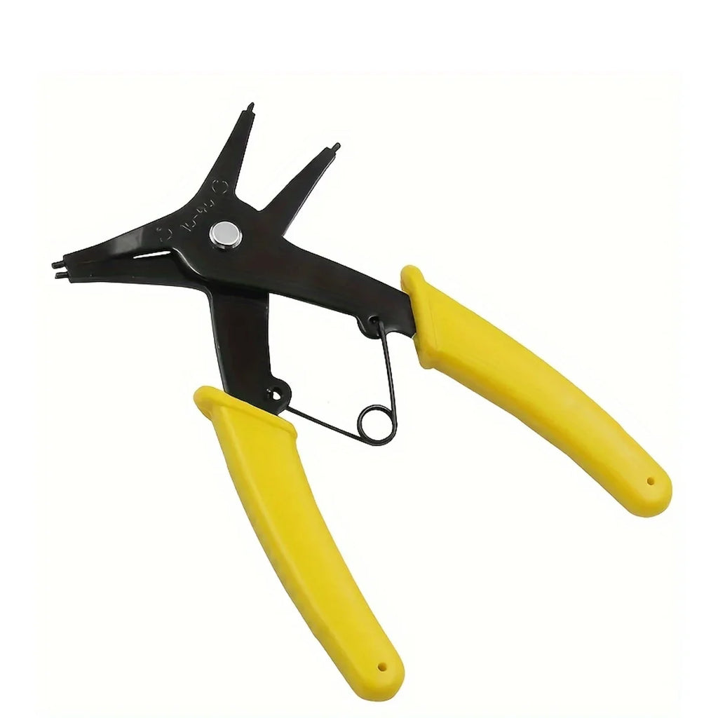 4-In-1 Multifunctional Pliers with 4 Interchangeable Heads, Including Circlip Pliers And Angle Pliers, Designed for Automotive Qme