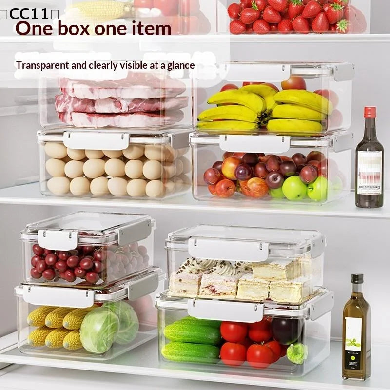 Fruit Storage Containers Fresh Food Fridge Clear Organizer Qme