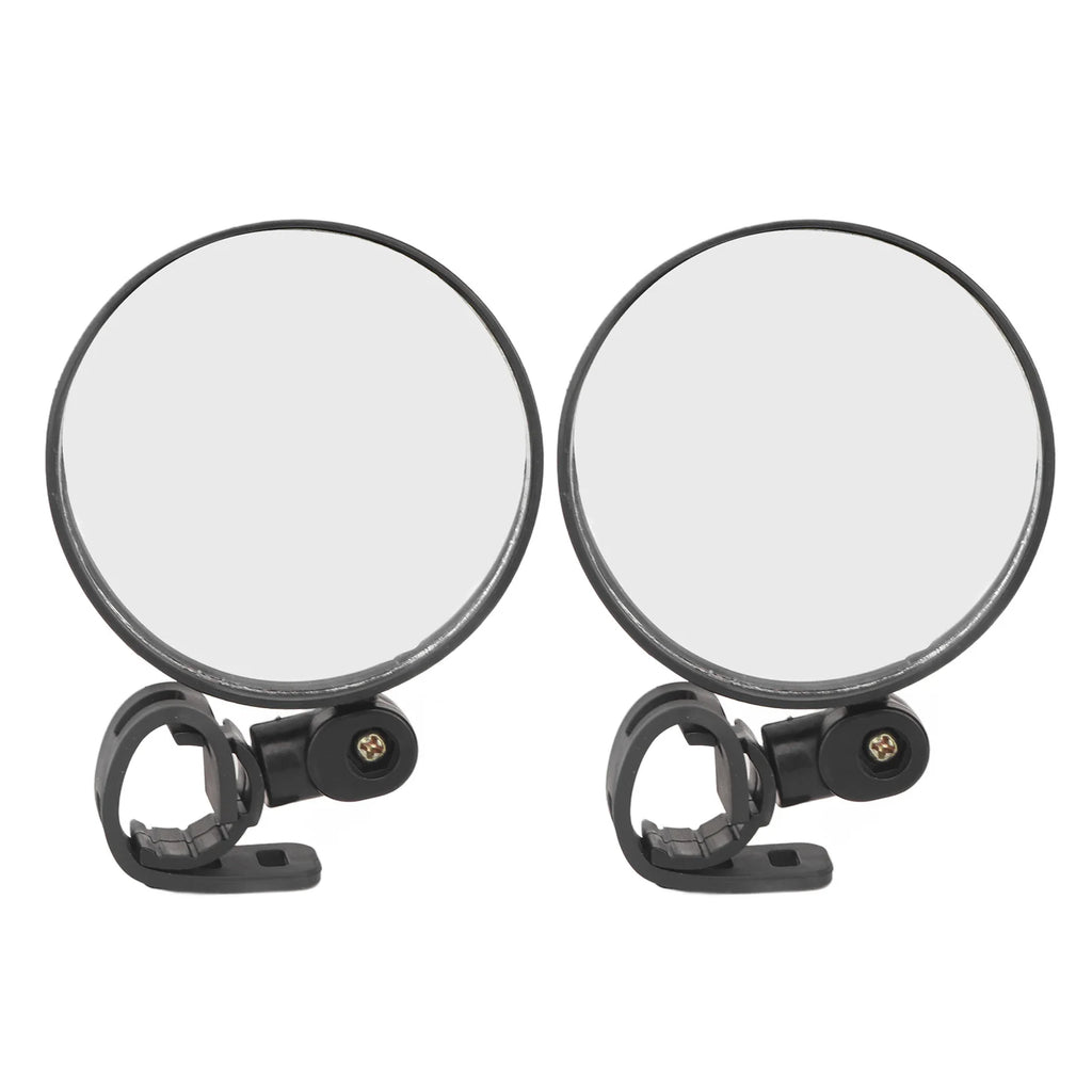 Bike Rear View Mirror Shockproof Scooter Rearview Mirror Wide Angle Adjustable 8cm for Daily Life Qme as pic