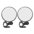 Bike Rear View Mirror Shockproof Scooter Rearview Mirror Wide Angle Adjustable 8cm for Daily Life Qme as pic