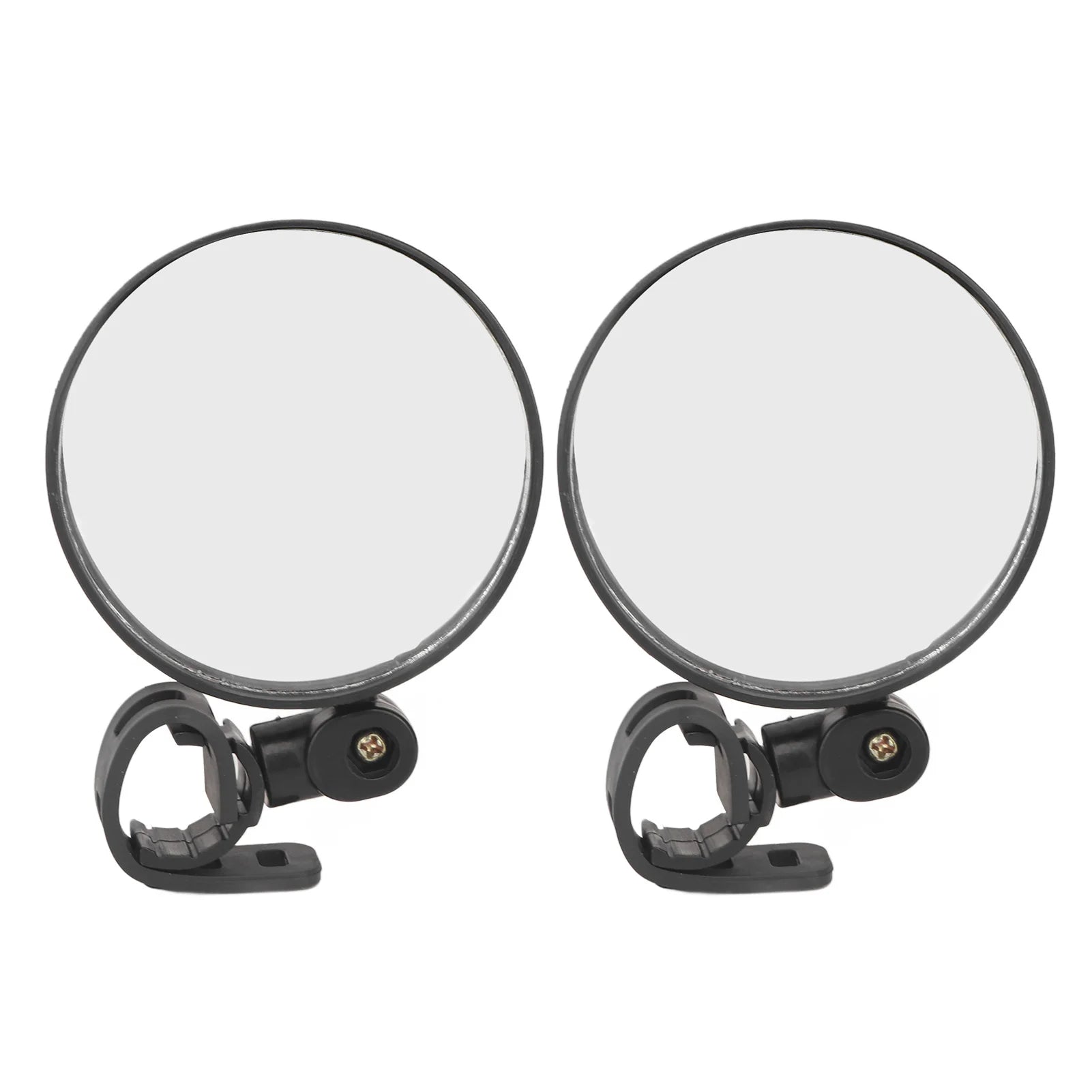 Bike Rear View Mirror Shockproof Scooter Rearview Mirror Wide Angle Adjustable 8cm for Daily Life Qme as pic