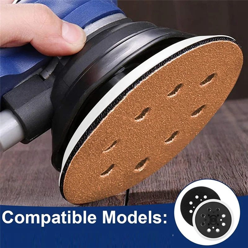 A02F-5 Inch Backing Pad Sanding Discs 2Pcs For PEX 300 AE 400 AE 4000 AE Grinder Polisher Sander Accessory Qme