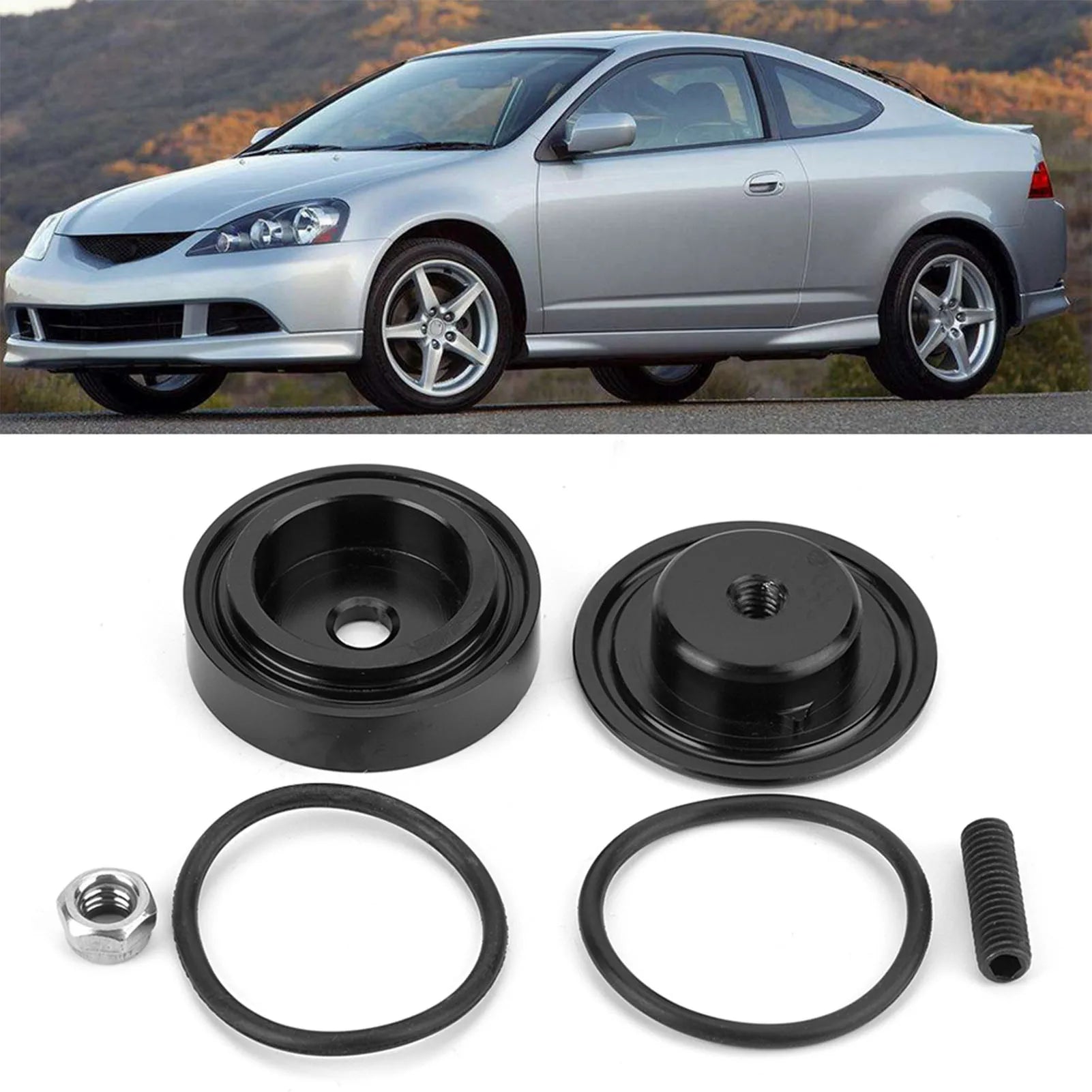 Rear Wiper Block Wiper Grommet Car Rear Wiper Block off Kit Plug Grommet Caps Fit for CRX Wiper Plug Qme
