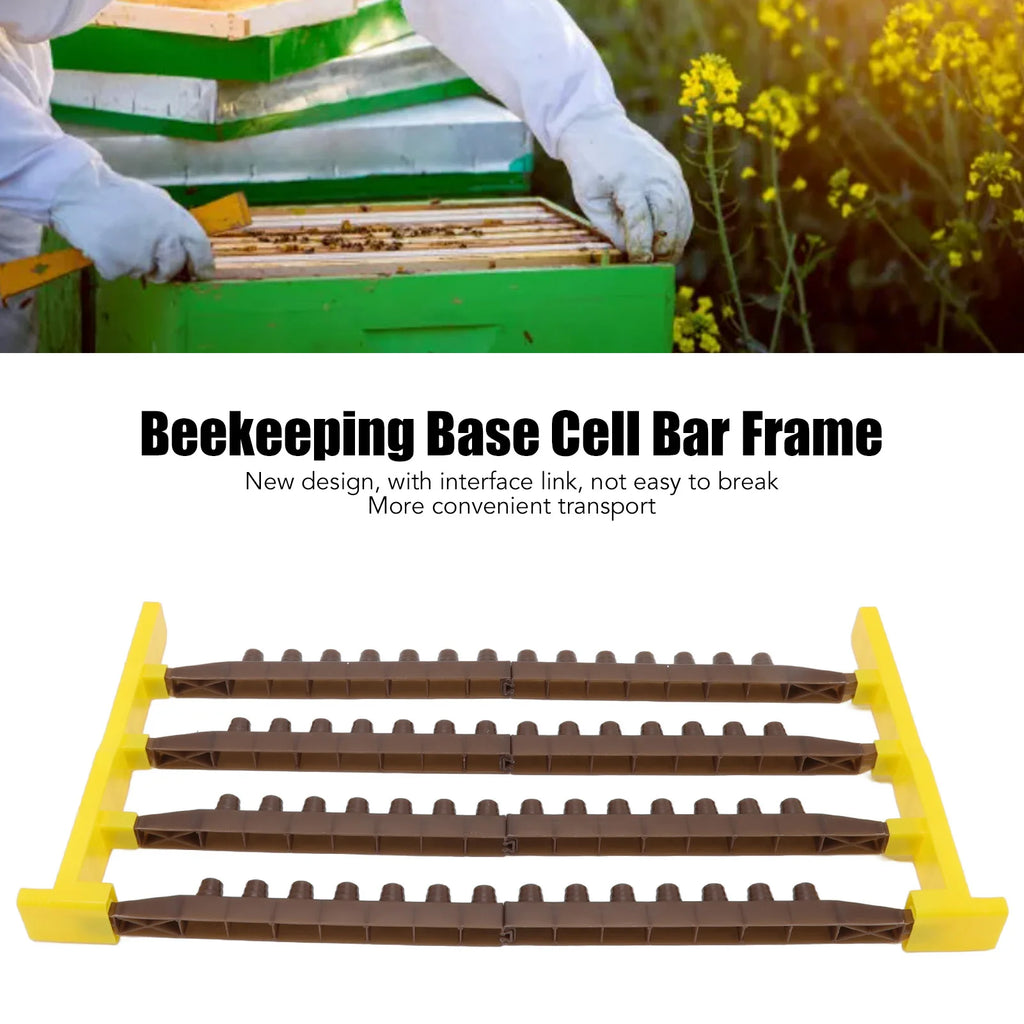 Queen Bee Rearing Base Cell Bar Frames Multifunctional Beekeeping Base Cell Cups Beekeeping Equipment Queen Bee Base Cell Bar Qme