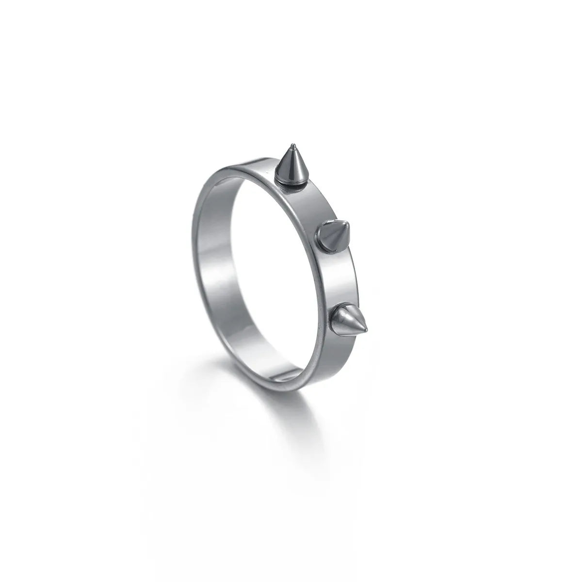 Gothic Stainless Steel Ring Punk Sense of Design Charm Style Men's and Women's Thorn Jewelry Rock Hip Hop Student Rings Jewelry Qme