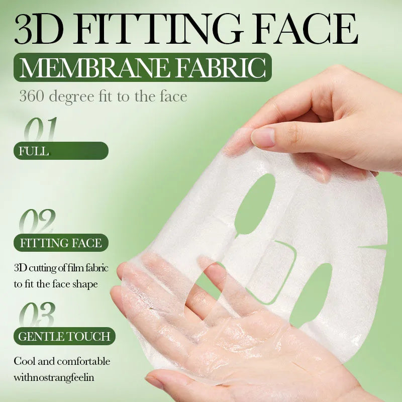 5-piece Moisturizing Facial Mask Natural Ingredients Replenish Skin Qme