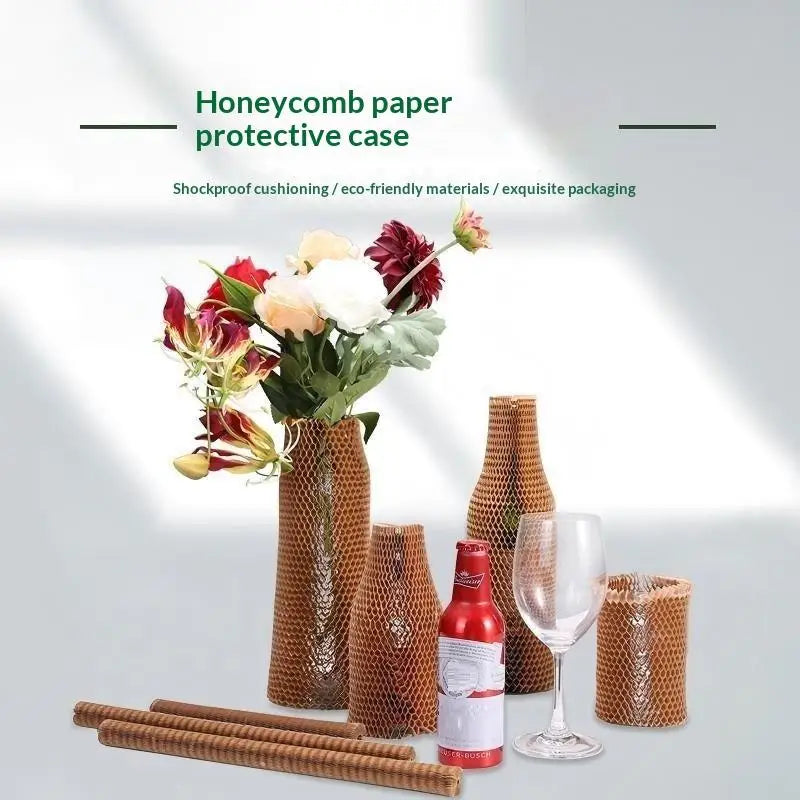 Elastic Buffer Vase Protective Cover Hollow Out Wine Bottle 3D Qme