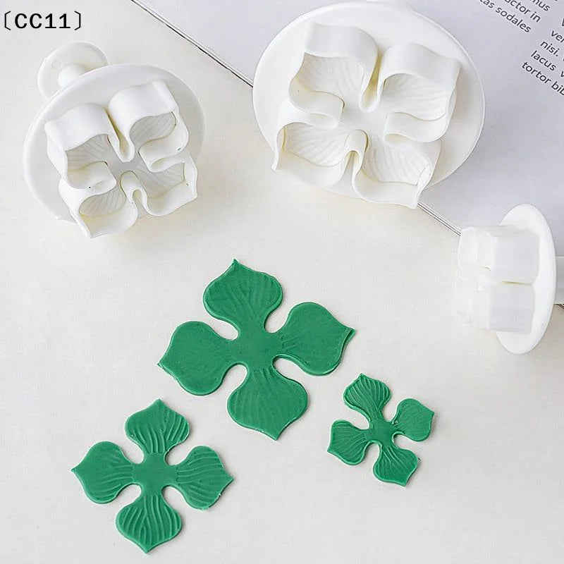 Plastic Hydrangea Fondant Cake Decorating Plunger Cutter Flower Qme