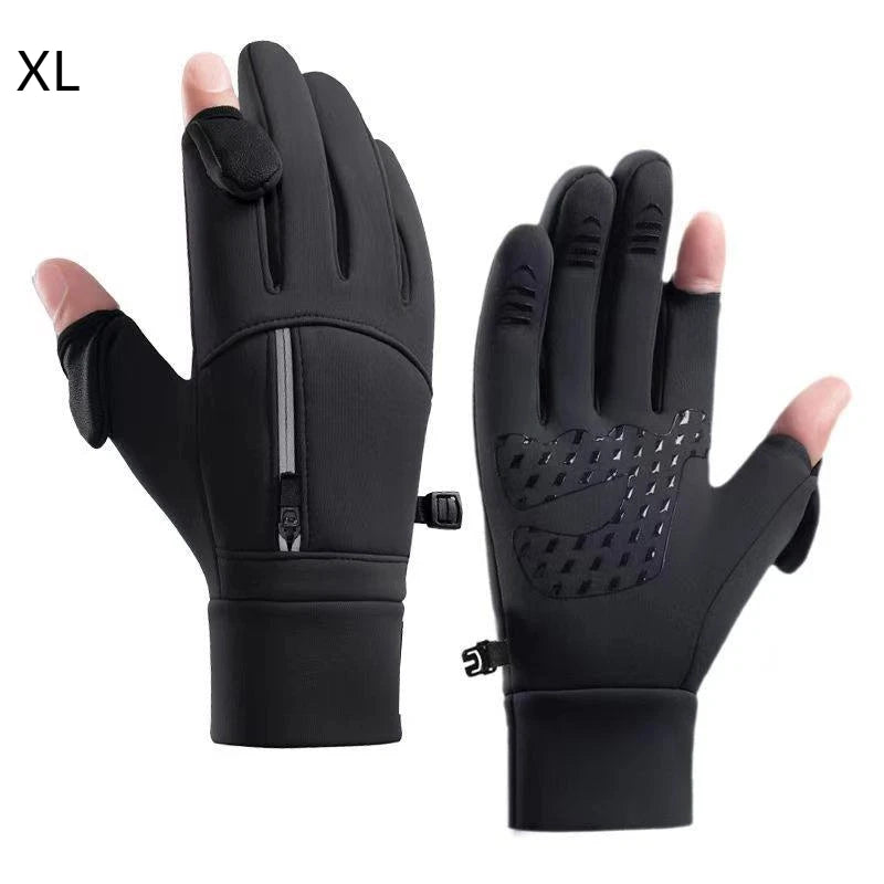 1Pair Winter Gloves Men Women Waterproof Thermal Glove Cold Weather Qme 6