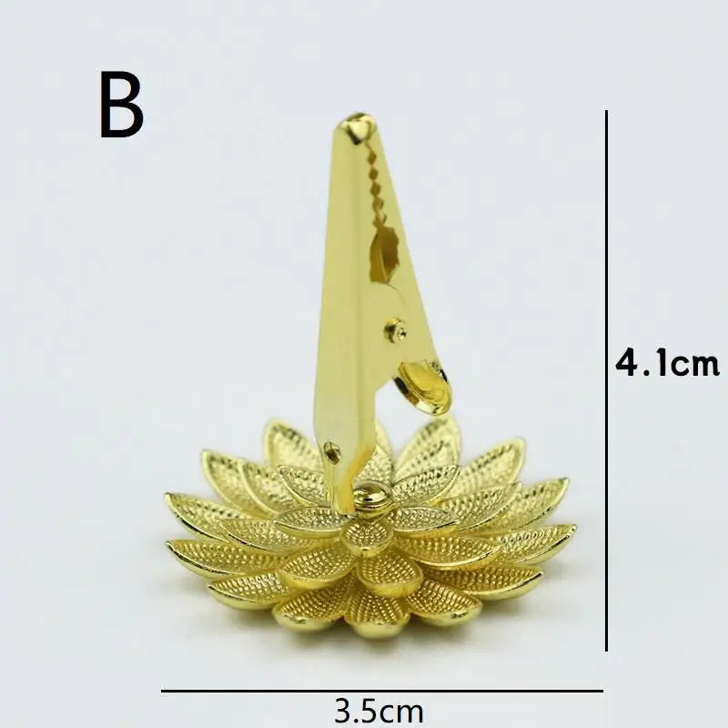 1/4PCS Incense Stick Holder Mini Lotus Fragrance Clip - Incense Burner Cones Censer Teahouse Sandalwood Coil Home Decor Qme B