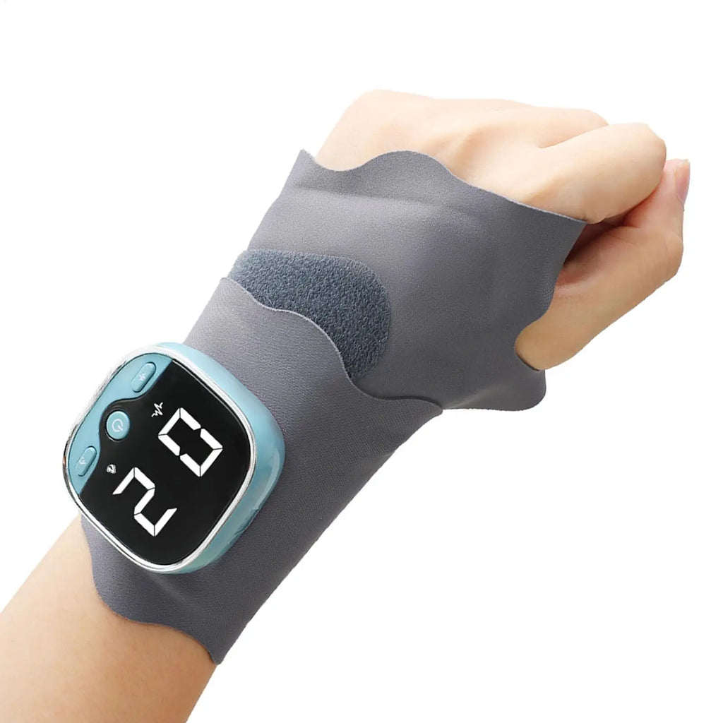NEW Cordless Hot Compress Wristband for Carpal Tunnel Muscle Fatigue Relief Belt Microcurrent Heating Wrist Guard Hand Massager Qme