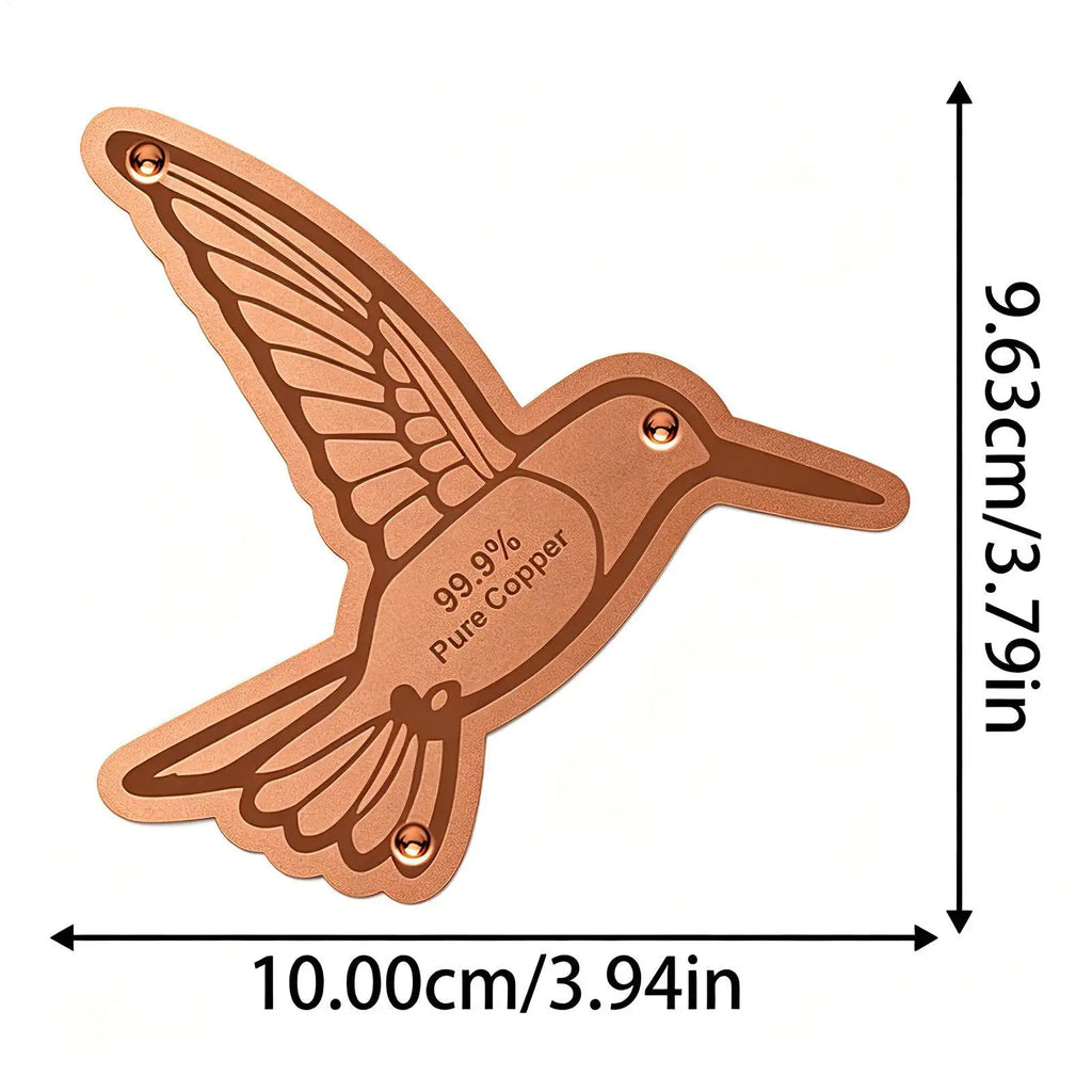 Copper Bird Disc Portable Safe Cleaning Bowl Dish Bath Outside Qme