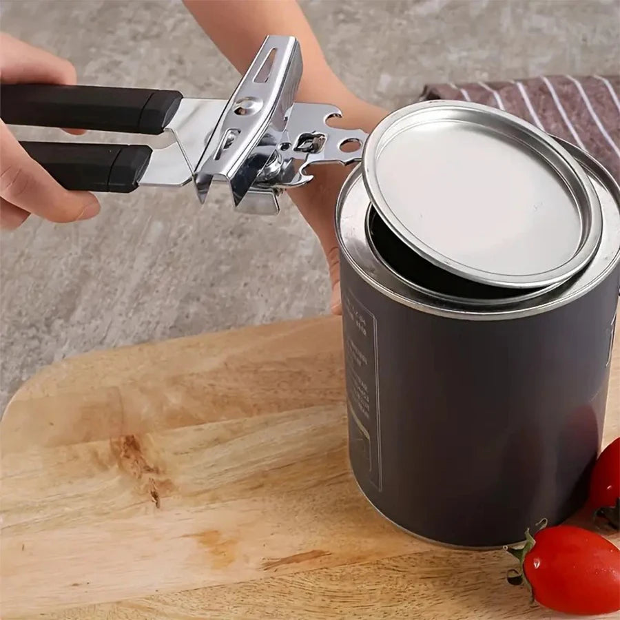 Stainless Steel Multifunctional Professional Can Manual Can Opener Craft Beer Grip Can Opener Bottle Opener Kitchen Gadgets Qme