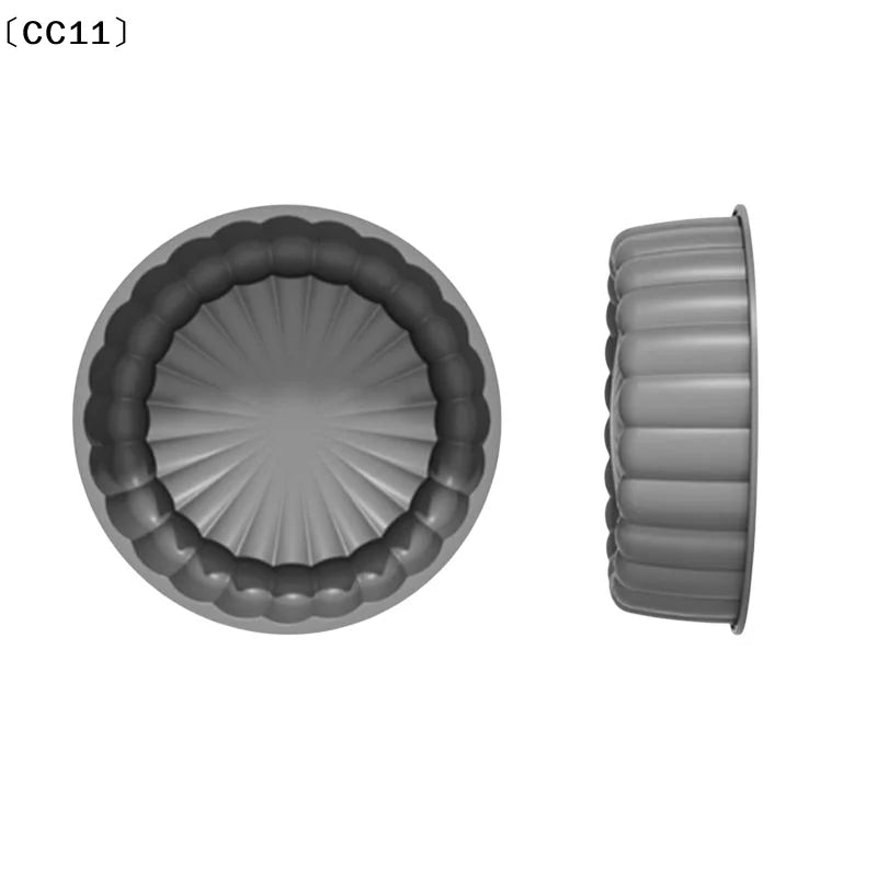 Charlotte Cake Pan Silicone Cheesecake Nonstick Round Baking Mold Qme