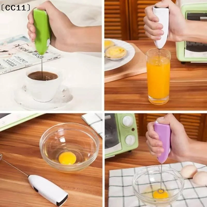 Portable Electric Handheld Egg Whisk Speed Mixing Ergonomic Handle Qme