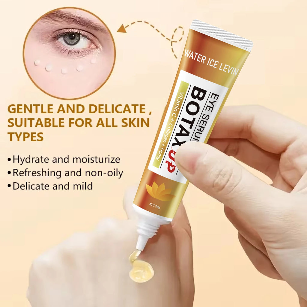 Bee Venom & Caffeine Eye Cream for Dark Circles & Puffiness, Anti-Wrinkle & Brightening, All Skin Types. Qme