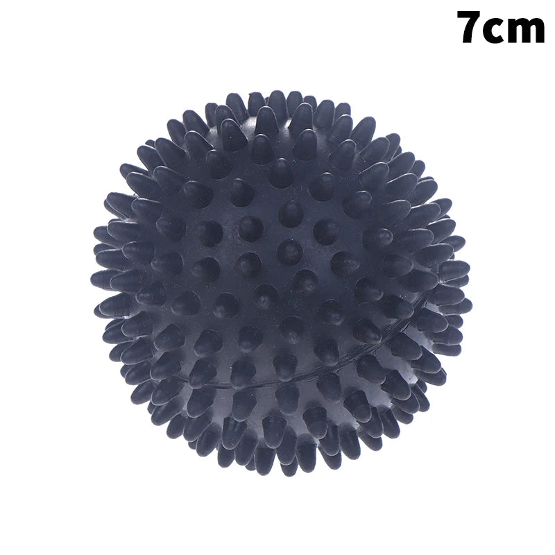 Massage Spiky Ball Yoga Training Muscle Discomfort Stress Massager Qme 7cm Black