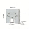 Hinge Quick Positioning Tool Cabinet Door Fast Installation Accurate Qme Gray