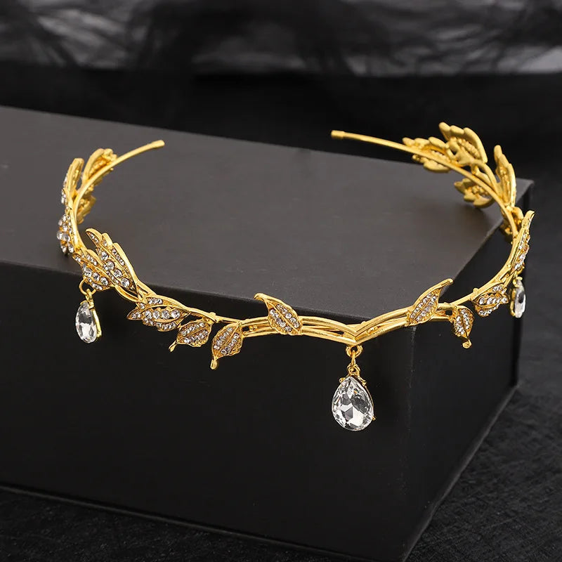 Creative Shape Fashion Gifts Elf Crown Eyebrows Heart-shaped Ethnic Qme Gold