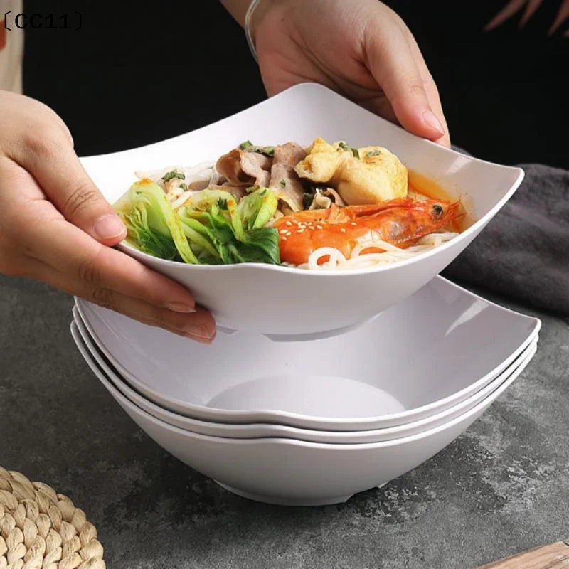 Plastic Salad Mixing Bowls Premium Multipurpose Fruit Vegetable Qme