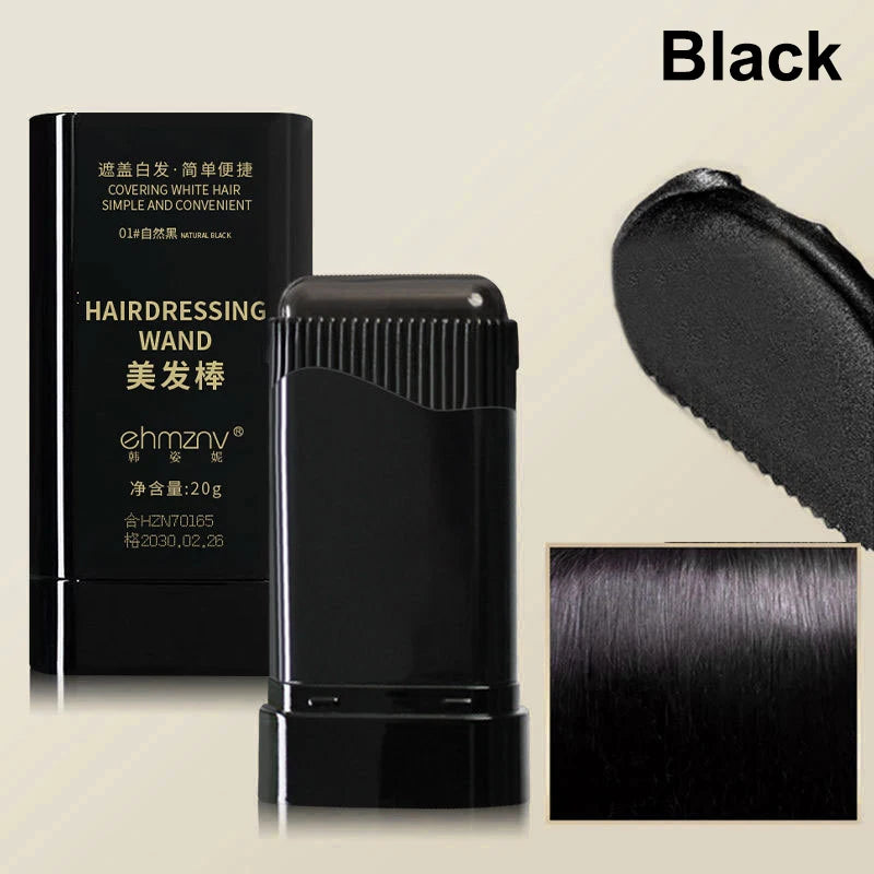 Quick Cover Hair Stick Men Women Instant Gray Covering White Qme Black