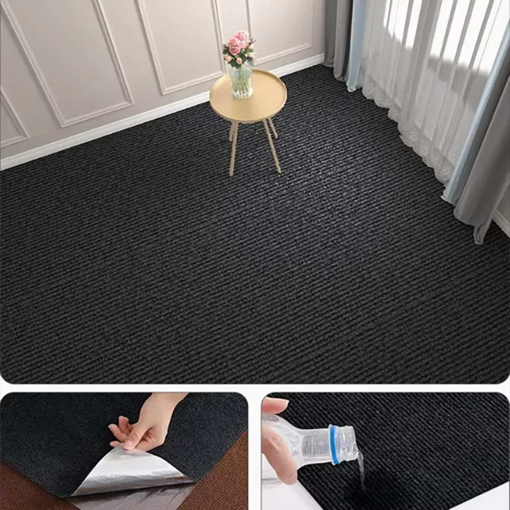 40cmx3m Self-Adhesive Non-Slip Pad, Waterproof & Oil Resistant Floor Mat for Kitchen/Bathroom Safety, Anti-Skid Rug Qme A